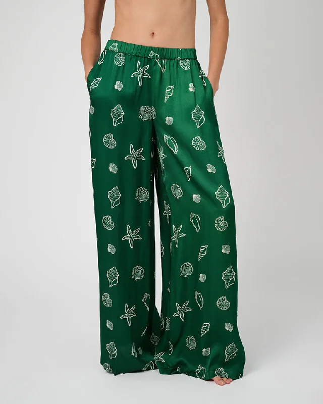 Beach Pants Elegant Silk Pants