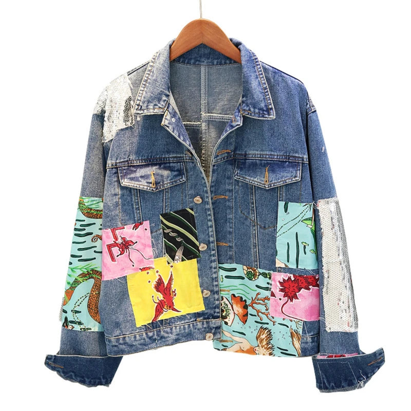 Denim Embroidery Jacket Herringbone Jacket Houndstooth Jacket Plaid Jacket