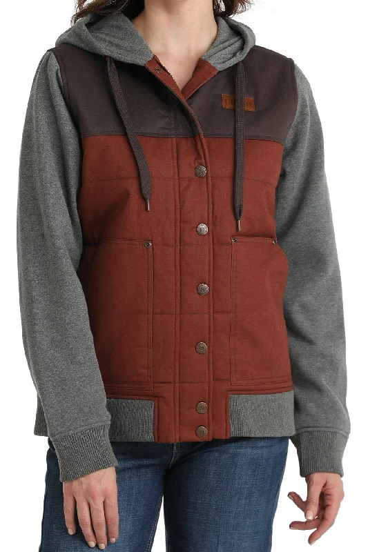 Women's Cinch Hoodie Jacket Multi Insulated Jacket Fitted Jacket Loose Jacket