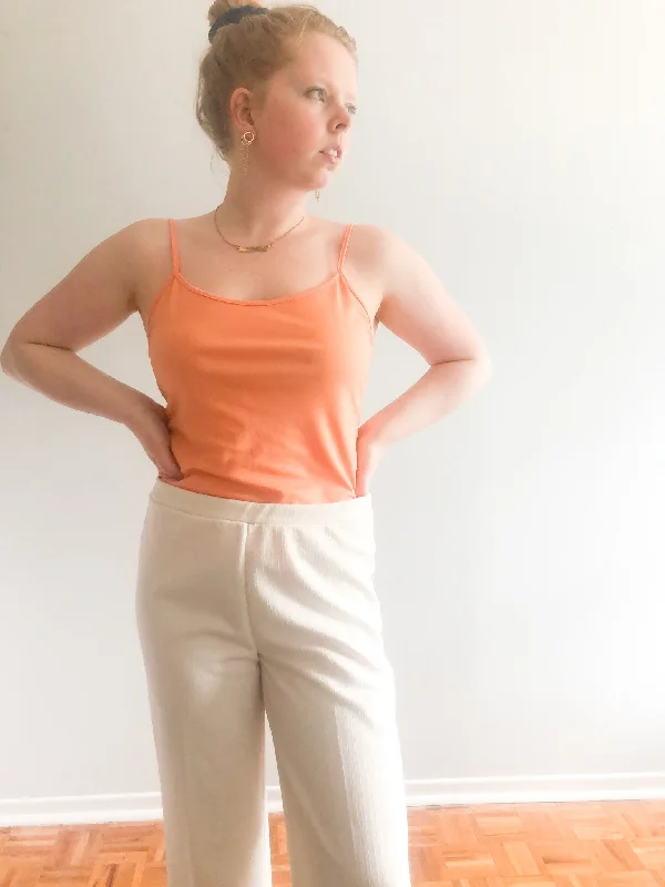 Pastel Orange Spaghetti Strap Tank Top Camisole - M/L basic tank top