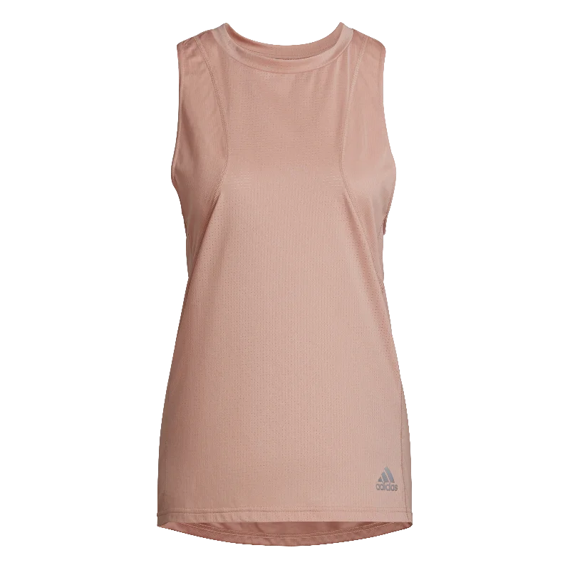 adidas Own The Run Tank Top - Womens - Blush vibrant tank top