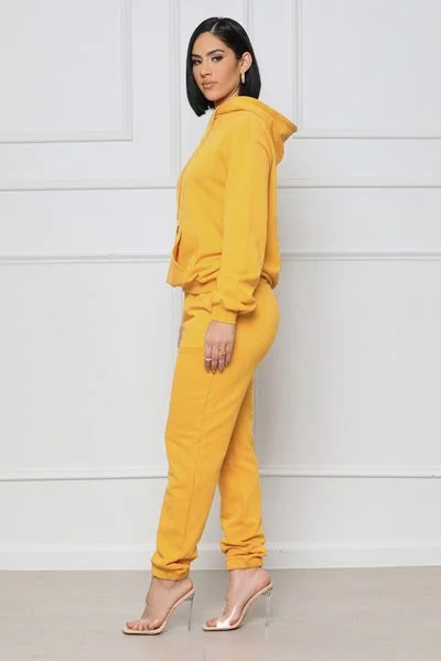 TOP TWO PIECE PANT SET Casual Sweatpants Style