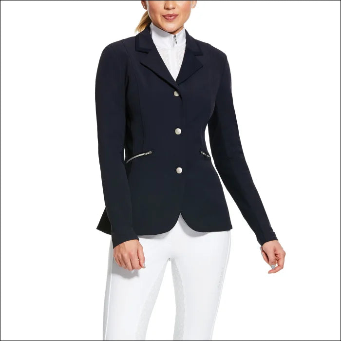 Womens Galatea Show Jacket Denim Fabric Leather Fabric Suede Fabric