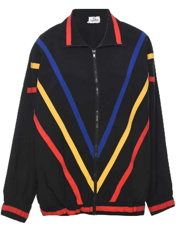 Zip Front Jacket - L Denim Jacket Leather Jacket Suede Jacket