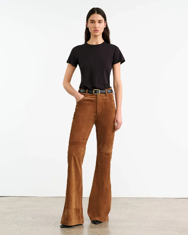ROE SUEDE PANT Chic Black Leggings