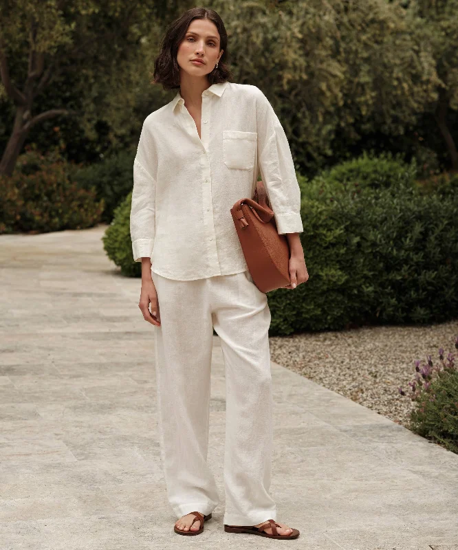 Linen Logan Pant Casual Skinny Fit Pants