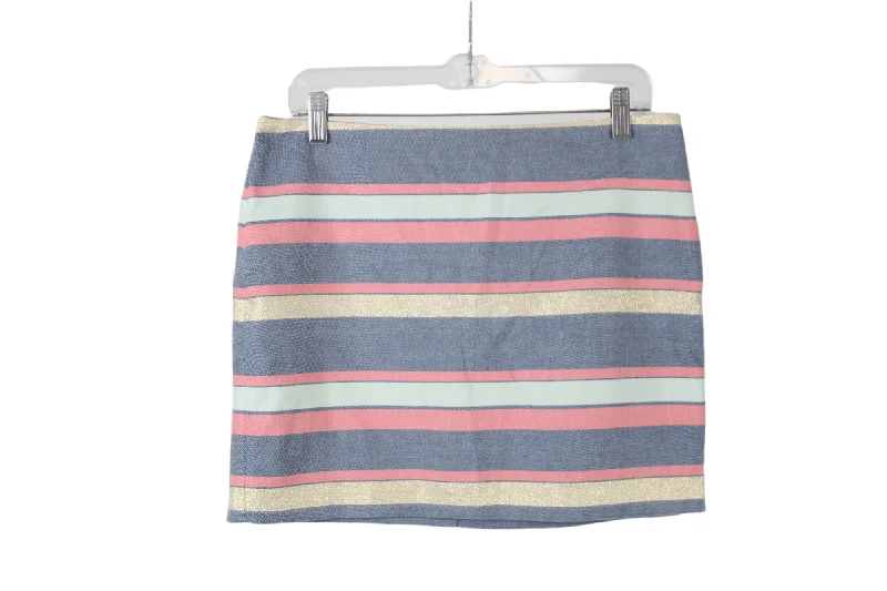 NEW Gap Striped Skirt | 4 silk skirt smooth
