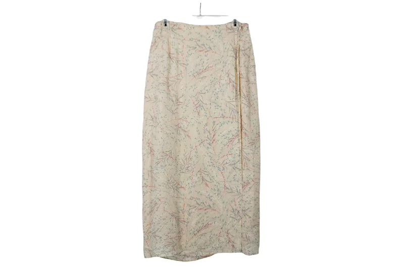 Andrea Viccaro Chiffon Peach Wrap Skirt | 10 cashmere skirt fine