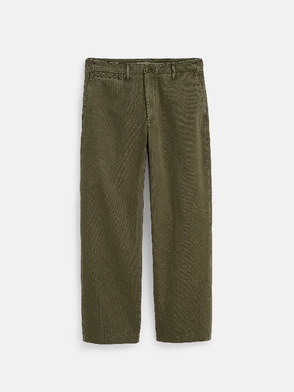 Straight Leg Pant In Vintage Wash Chino Classic Flared Pants