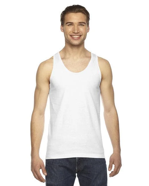 American Apparel Unisex Fine Jersey Tank 2408 (Pack of 6) gold tank top