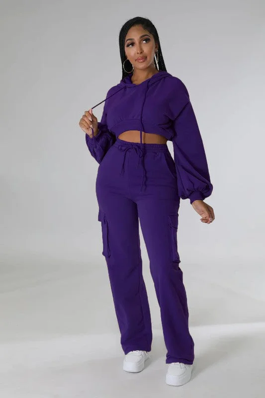 TOP TWO PIECE PANT SET Cozy Jogger Leggings