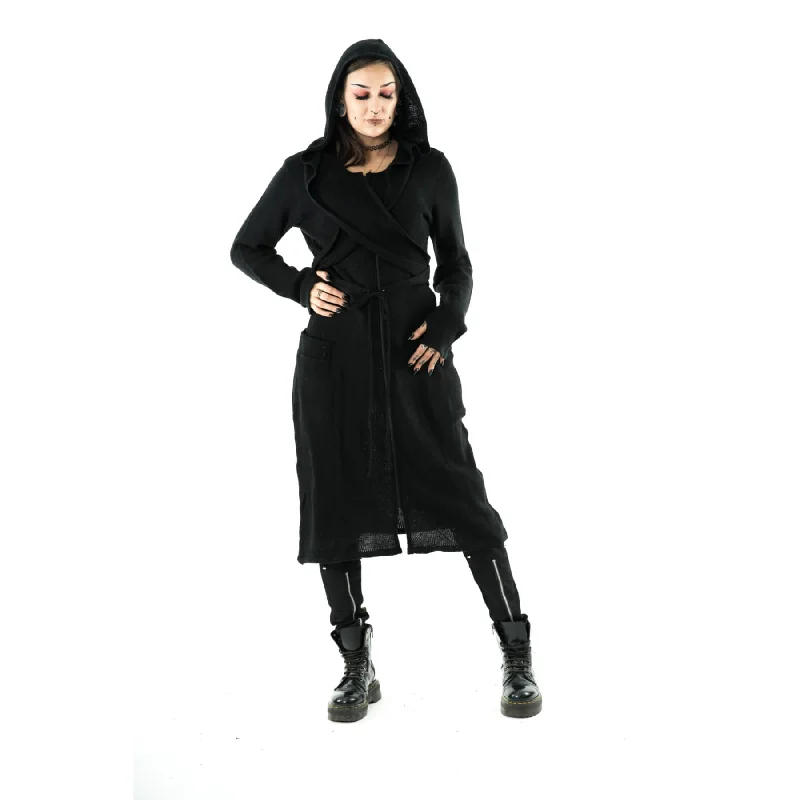 ISELA CARDIGAN - BLACK Jersey Fabric Tulle Fabric Batik Fabric