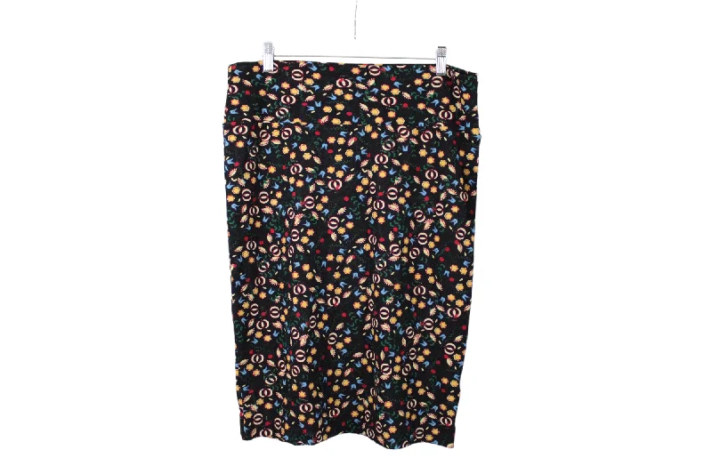 NEW LuLaRoe Black Skirt | XL corduroy skirt comfortable
