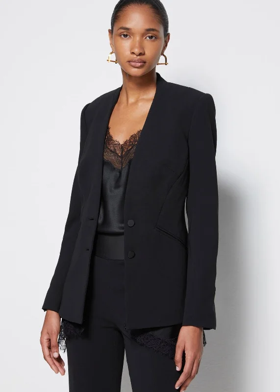 Signature Basque Jacket (Black) Bomber Jacket Anorak Windbreaker