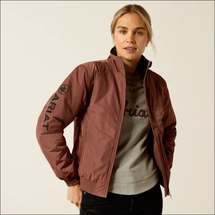 Ariat Womens Insulated Stable Jacket - Marron Mesh Jacket Canvas Jacket Denim Jacket Ariat Womens Insulated Stable Jacket - Marron Mesh Jacket Canvas Jacket Denim Jacket