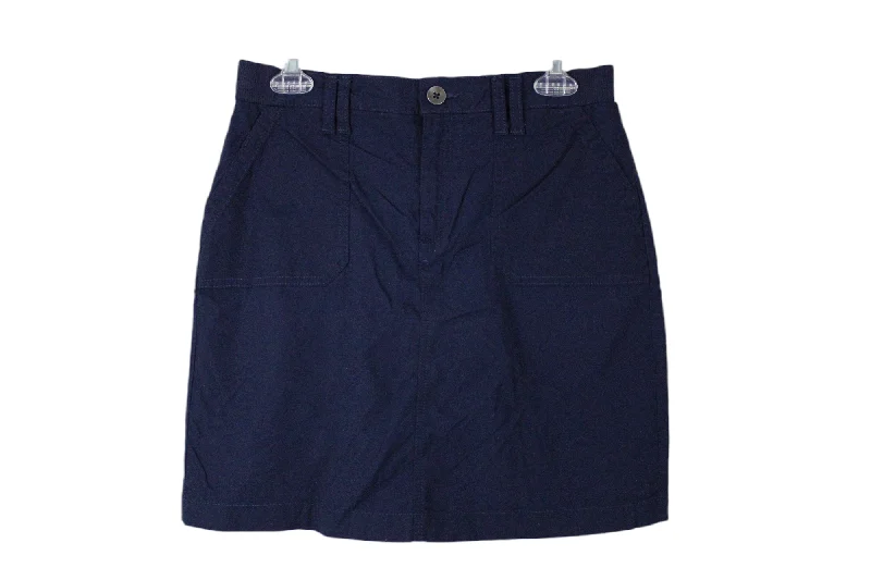 Croft & Barrow Stretch Blue Skirt | 4 lace skirt feminine