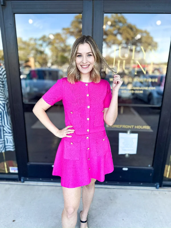 Posh Pink Knit Skirt - FINAL SALE chiffon skirt flowing