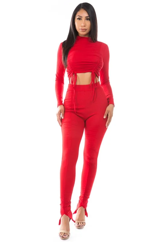 TOP TWO PIECE PANT SET Comfortable Maternity Pants