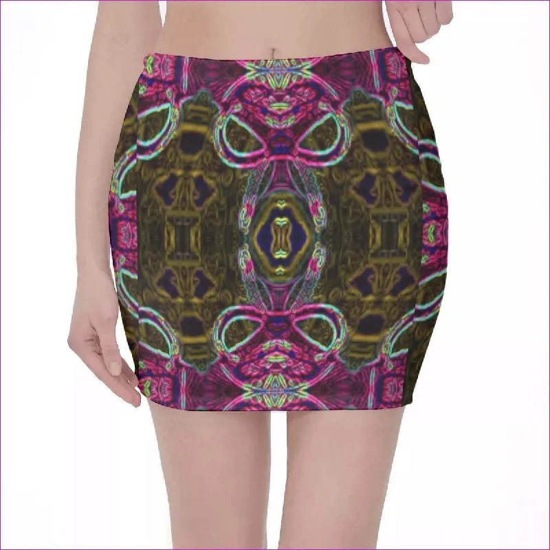 Tribalist Hip Skirt leather skirt sleek