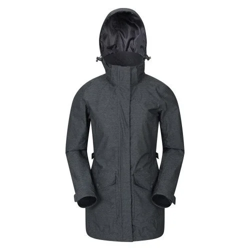 Mountain Warehouse Womens/Ladies Shore Textured Waterproof Jacket Welt Pockets Slit Pockets Flap Pockets Mountain Warehouse Womens/Ladies Shore Textured Waterproof Jacket Welt Pockets Slit Pockets Flap Pockets