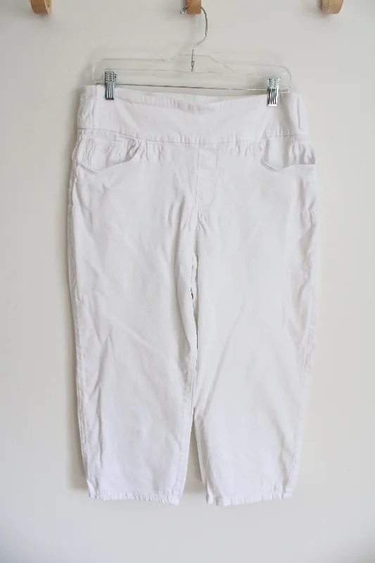 Gloria Vanderbilt All-Around Slimming Effect Amanda White Capri Pants | 12 Comfortable Jogging Pants
