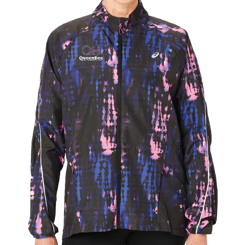 QB ASICS W Road Lite-Show Packable Jacket - Black/ Magenta Snapped Jacket Toggled Jacket Drawstring Jacket QB ASICS W Road Lite-Show Packable Jacket - Black/ Magenta Snapped Jacket Toggled Jacket Drawstring Jacket