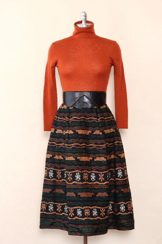 Lanz Forest Folk Tapestry Skirt S midi skirt versatile