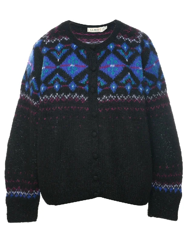 L.L. Bean Nordic Cardigan - L Machine Wash Dry Clean Hand Wash