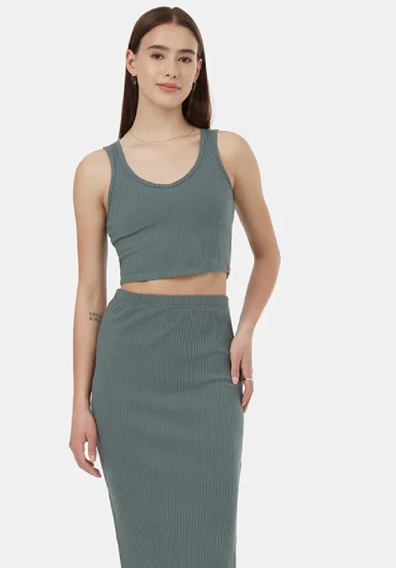 Cropped Fitted Tank boho tank top