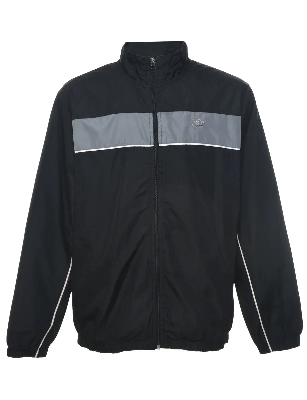 Zip Front Jacket - M Cotton Jacket Linen Jacket Terry Jacket