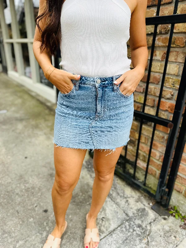 Malibu Mini Skirt- Obviously Vintage chiffon skirt lightweight
