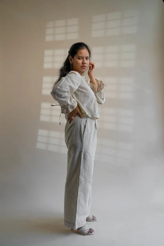 Dawning Straight Pants Elegant Wool Trousers