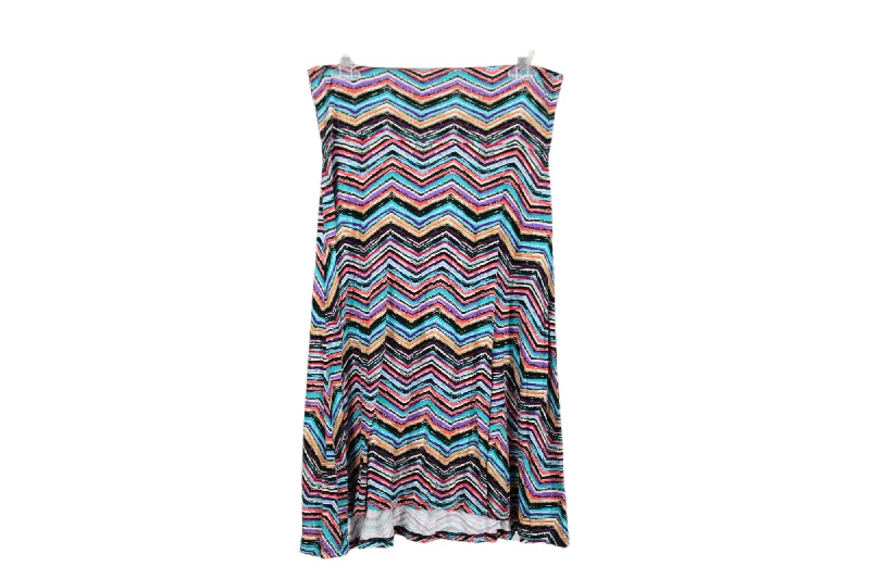 LuLaRoe Striped Skirt | M linen skirt airy