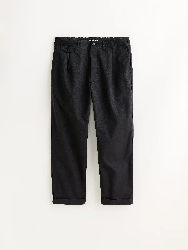 Standard Pleated Pant in Chino Cozy Knit Pants