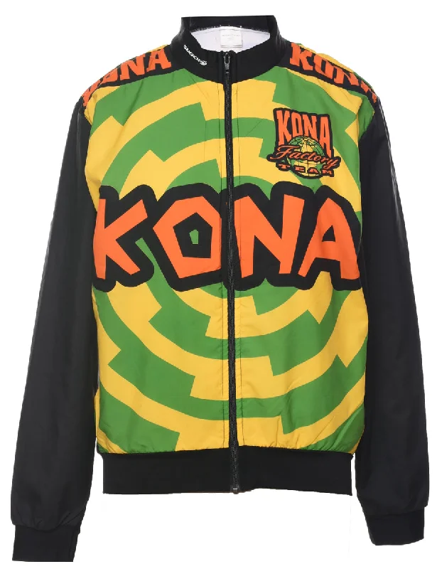 Zip Front Kona Jacket - L Rayon Jacket Velvet Jacket Corduroy Jacket