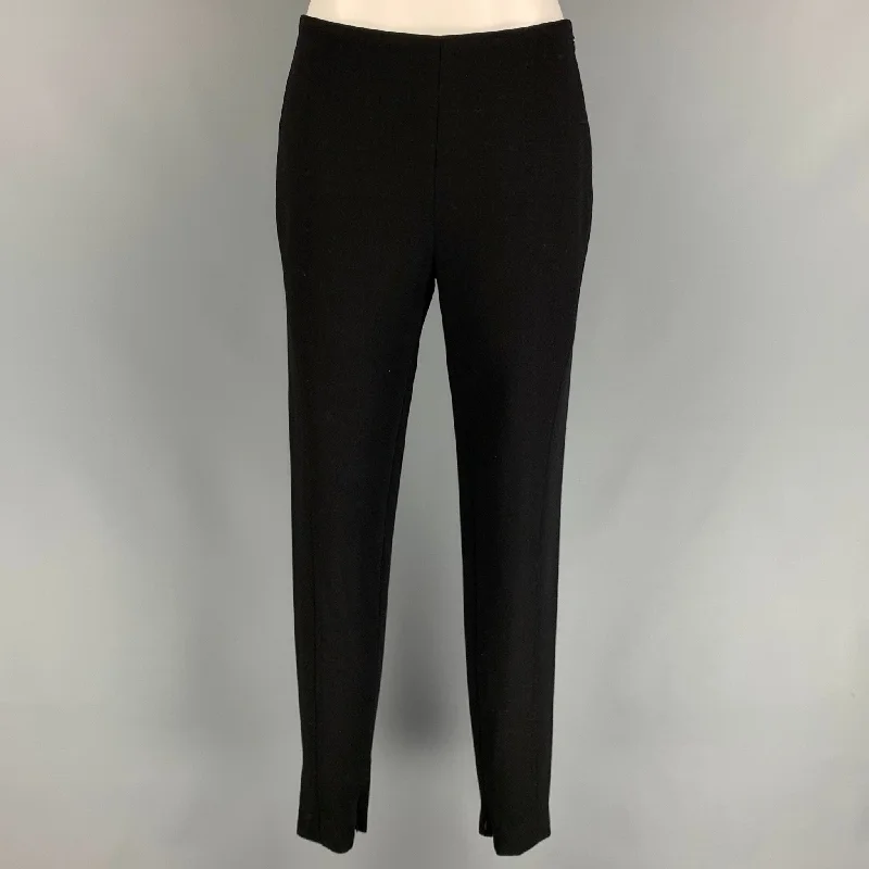 RALPH LAUREN Collection Size 6 Black Wool Dress Pants Casual Lounge Pants