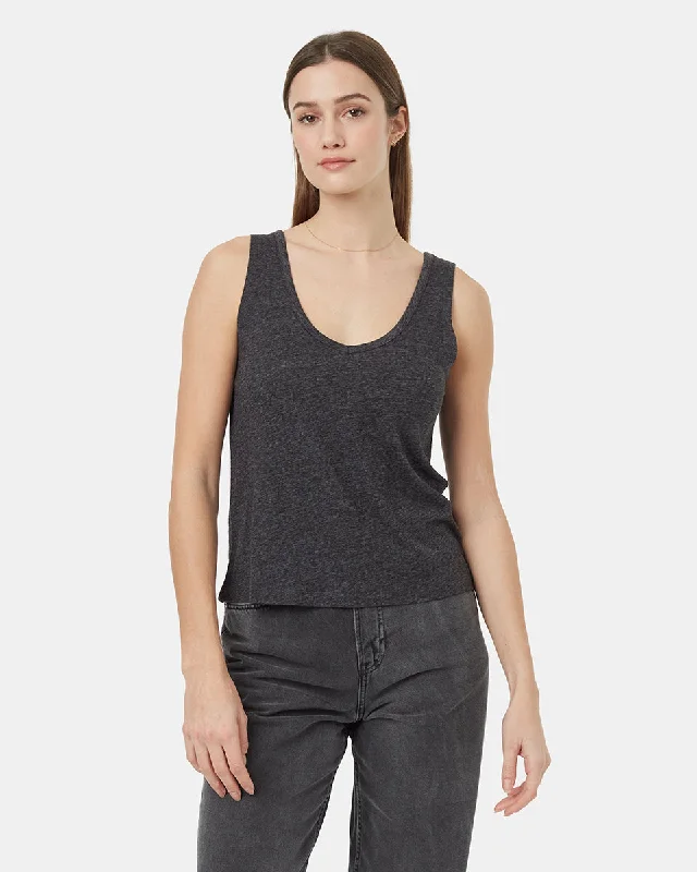 Double V Hemp Tank open back tank