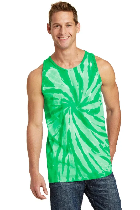 Port & Company Tie-Dye Tank Top.  PC147TT halter tank top