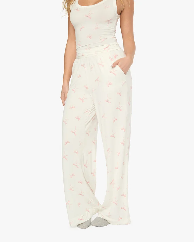 Wide Leg Pant Classic Stretch Pants
