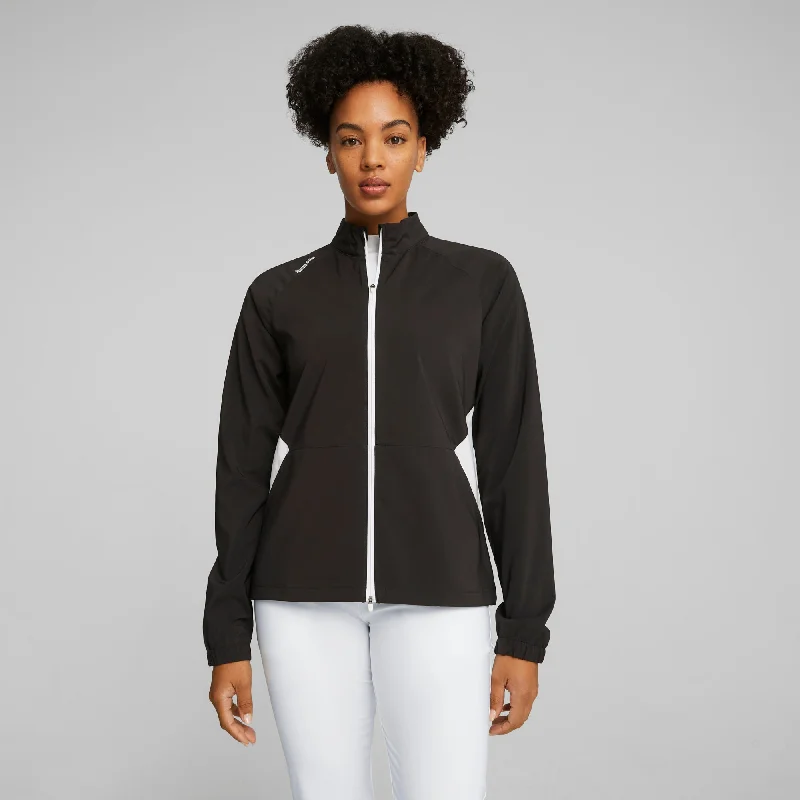 Women's Monterey Wind Golf Jacket Snapped Jacket Toggled Jacket Drawstring Jacket