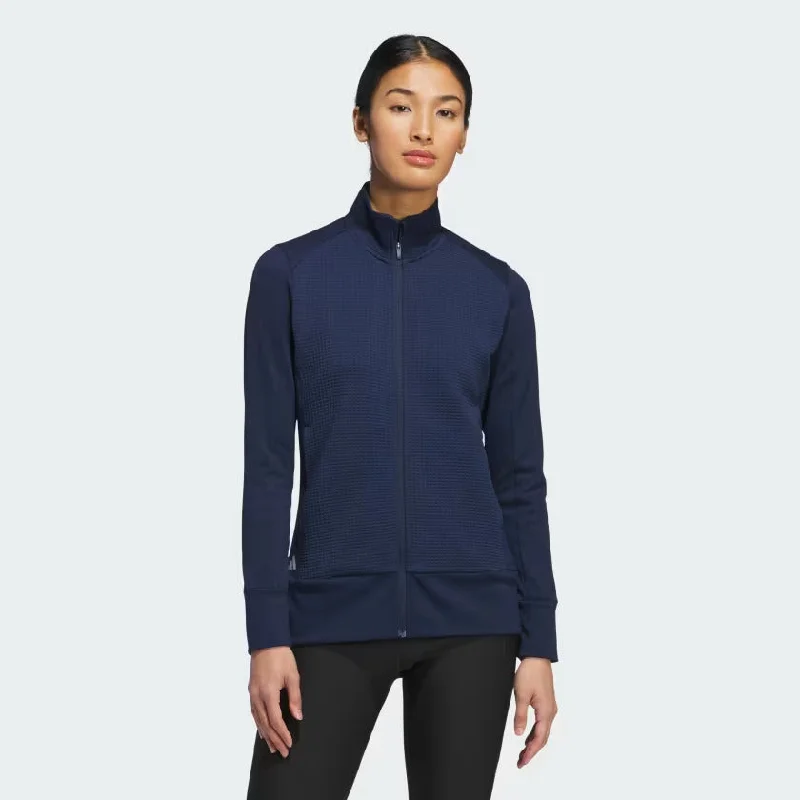 Adidas Women's Ultimate 365 Cold.RDY Jacket Satin Fabric Silk Fabric Chiffon Fabric