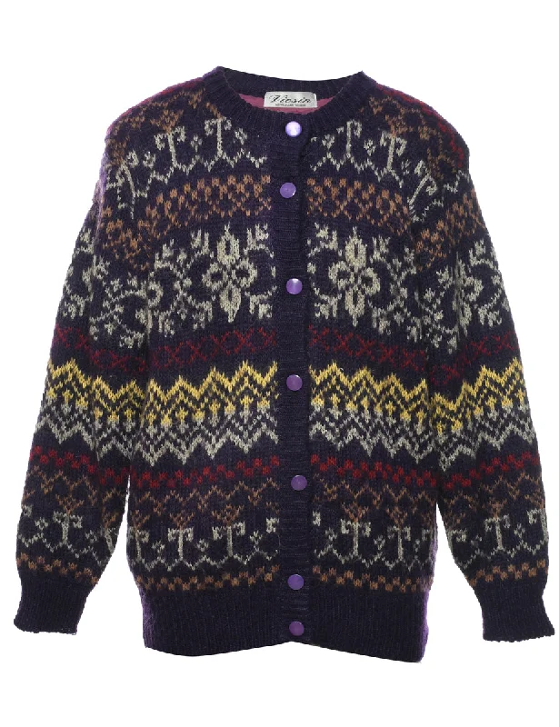 Nordic Cardigan - L Oversized Loose Flowy