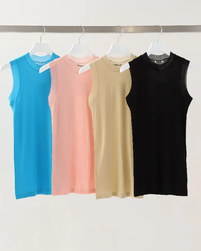 SUPER HIGH GAUGE SHEER RIB TANK vintage tank top