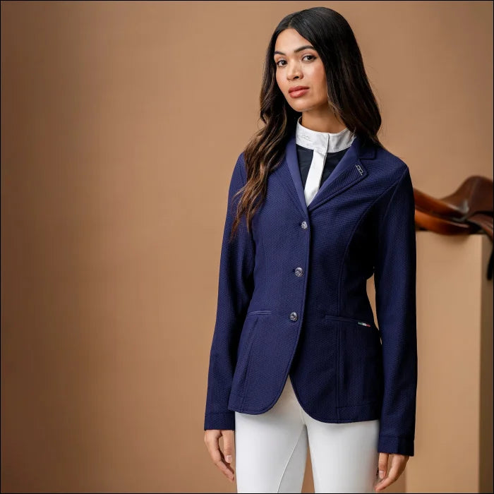 Horseware Ladies Motion Lite Show Jacket - Navy Wool Jacket Cashmere Jacket Tweed Jacket Horseware Ladies Motion Lite Show Jacket - Navy Wool Jacket Cashmere Jacket Tweed Jacket