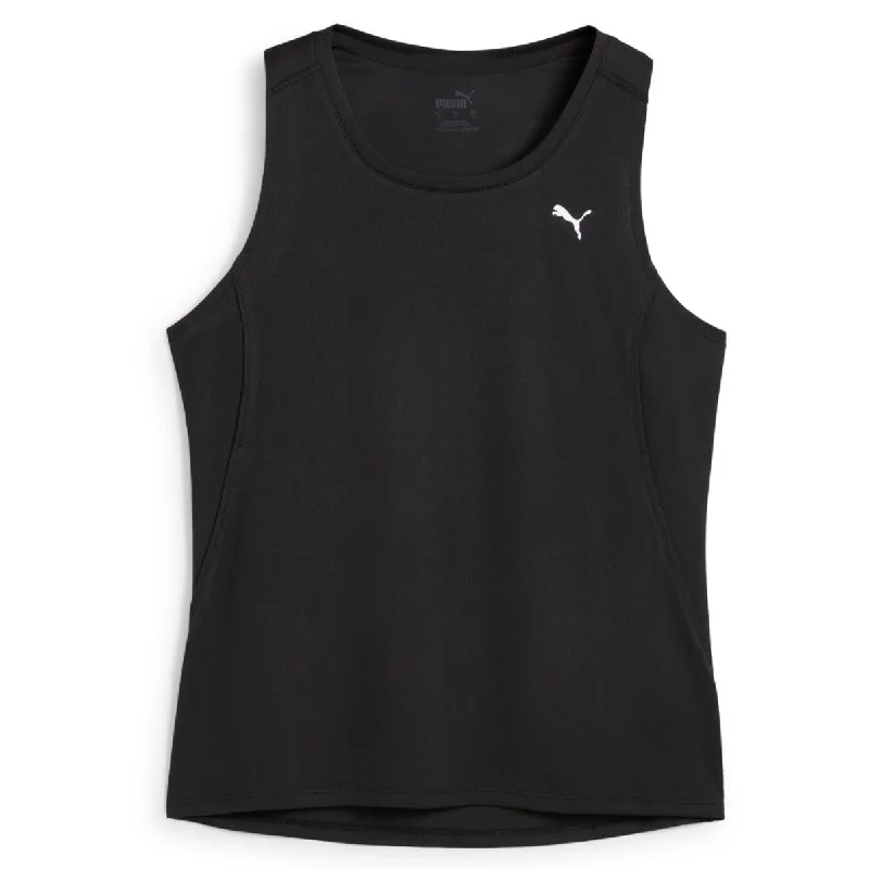 Puma Run Velocity Tank Top - Womens - Black lightweight tank top