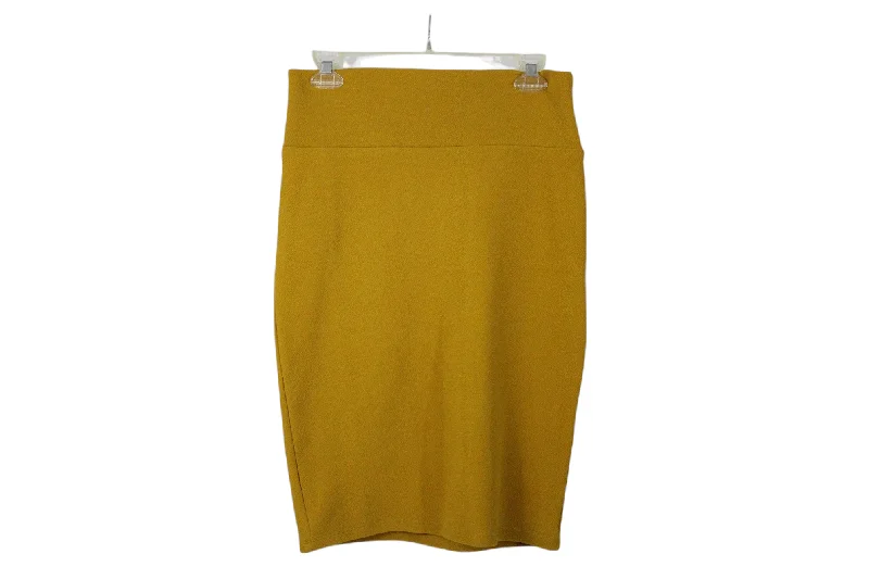 LuLaRoe Mustard Skirt | S lightweight skirt design