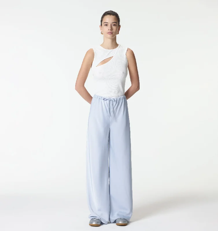 Billie Bias Pant - Moon Relaxed Lounge Trousers