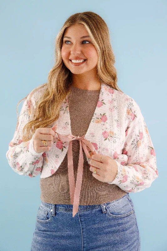 You And I Cardigan-Pink Sequined Glittery Shiny