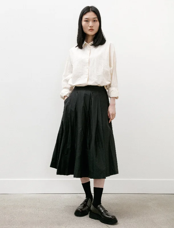 Anarchic Skirt Lacqed Black corduroy skirt cozy