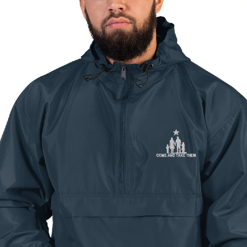 Come and Take them Anti-war Embroidered Champion Packable Jacket Snapped Jacket Toggled Jacket Drawstring Jacket Come and Take them Anti-war Embroidered Champion Packable Jacket Snapped Jacket Toggled Jacket Drawstring Jacket